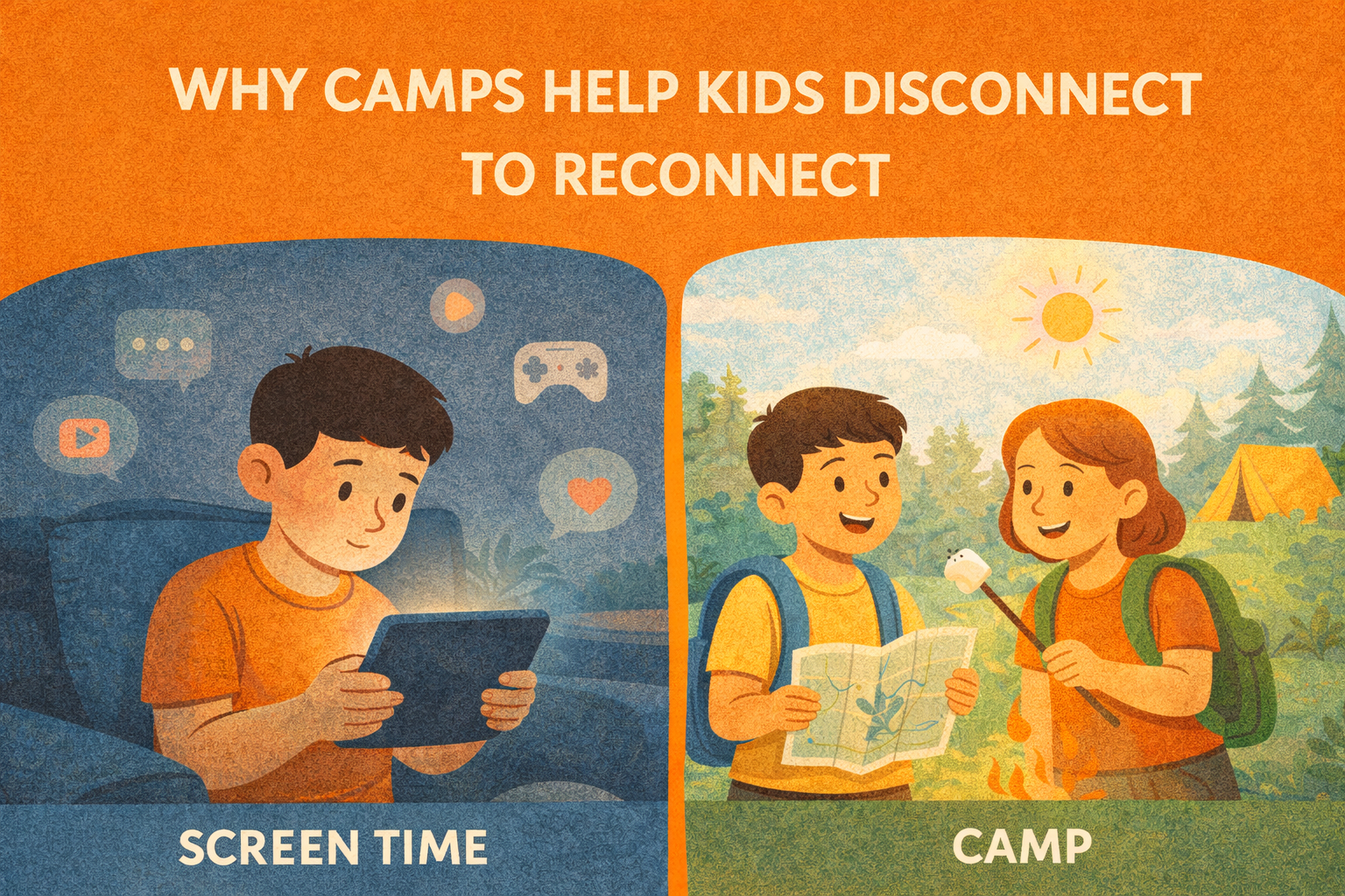 Why Camps Help Kids Disconnect to Reconnect